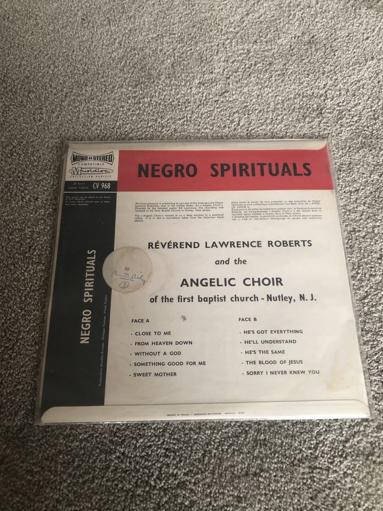 Vinil Negro Spirituals - The Angelic Choir