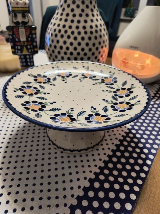 Patera Ru z ceramiki Bolesławiec