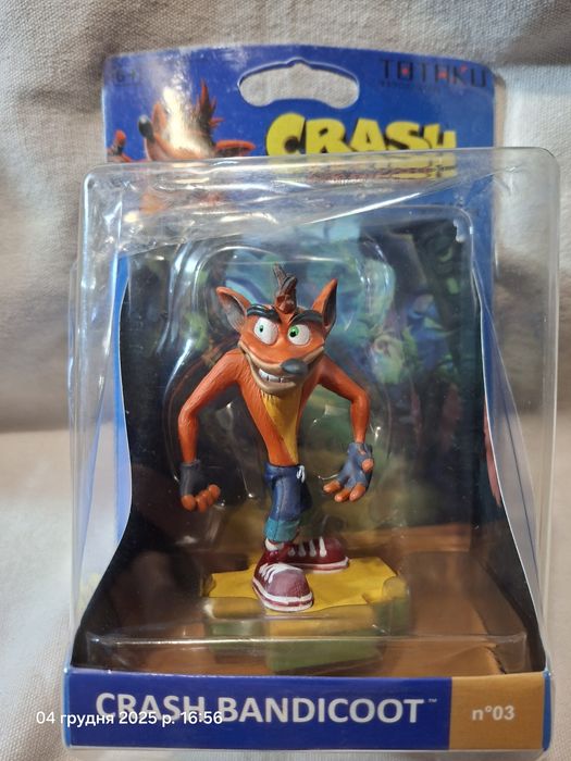 Креш Бандикут фигурка crash bandicoot playstation плейстейшн totaku