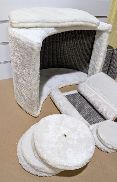 Trixie Zestaw Ścienny Do Wspinaczki Z Legowiskiem Biało Szary ZWROT