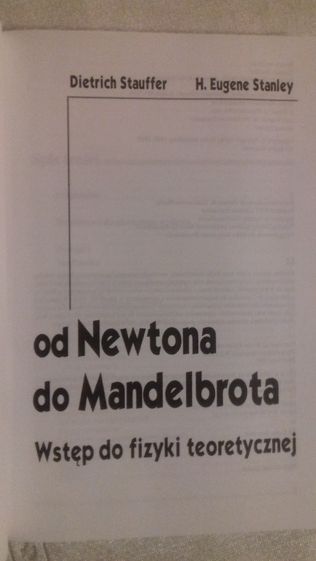 Od Newtona do Mandelbrota. Dietrich Stauffer, H. Eugene Stanley.