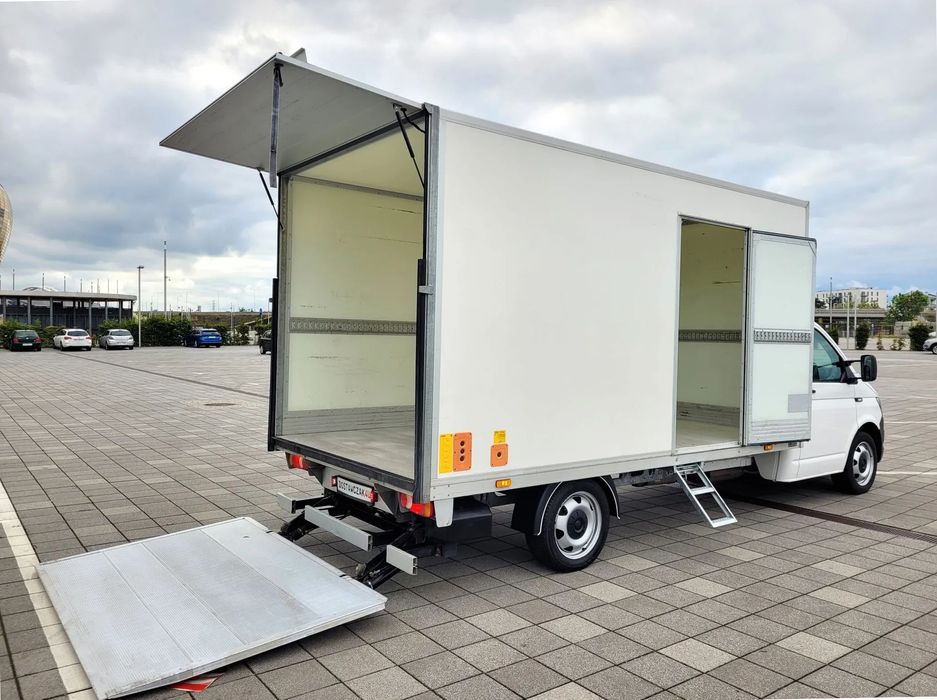 Volkswagen Transporter DSG KONTENER 8EP+WINDA750kg+DRZWI BOCZNE KLIMA KAMERA TEMPOMAT FV23%  DSG! Klima Kamera Tempomat 2xGrz.Fotele AndroidAuto Gwar.przeb.FV23%