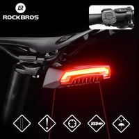 Задний фонарь Rockbros с беспроводным управлением велофонарь