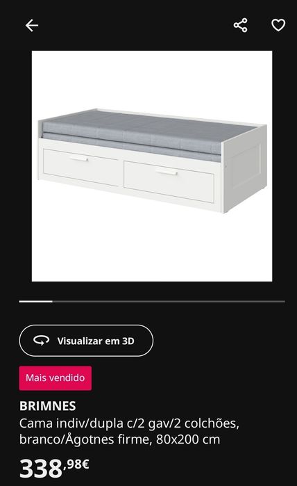 Cama Brimnes Ikea
