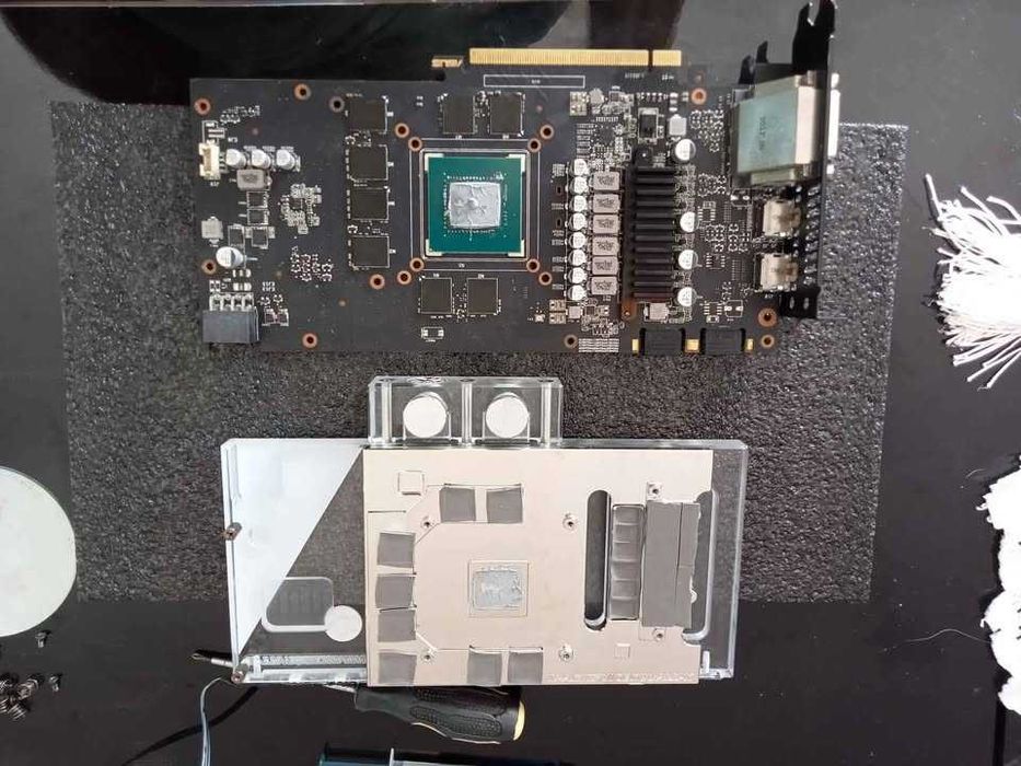 Waterblock/Bloco agua gpu bykski asus gtx 1070 dual oc 8g
