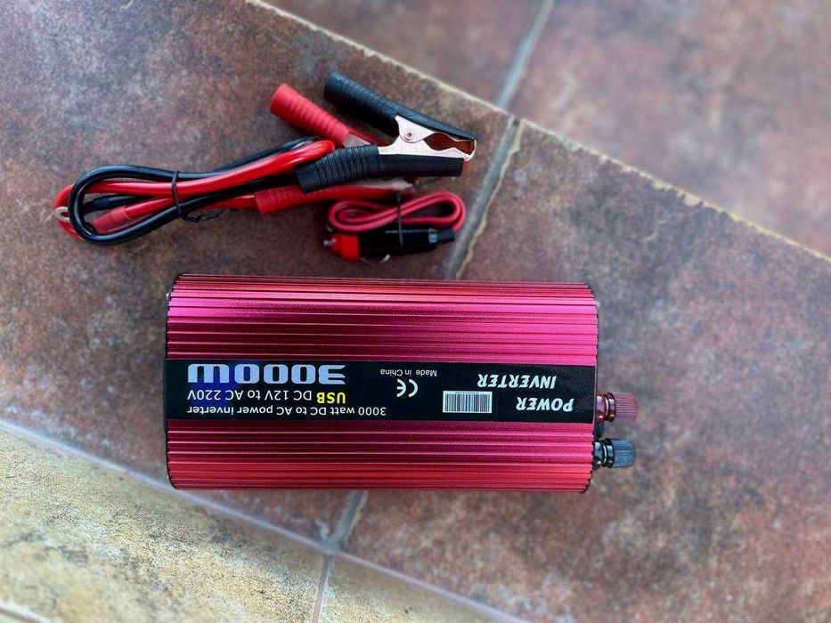 Преобразователь с 12V на 220V 3000w. Аналог генератора