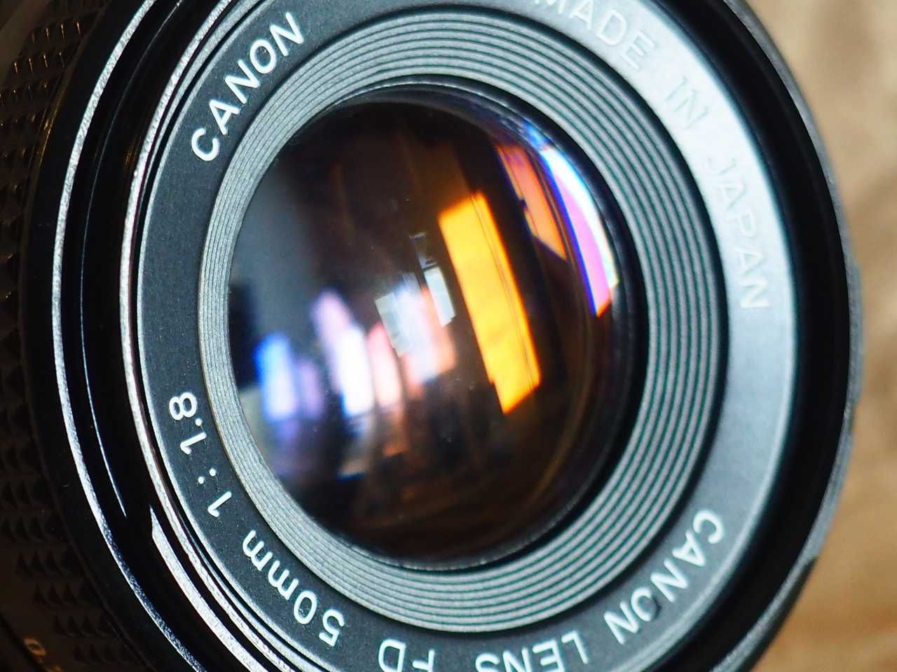 Obiektyw Canon FDn 50mm f1.8.