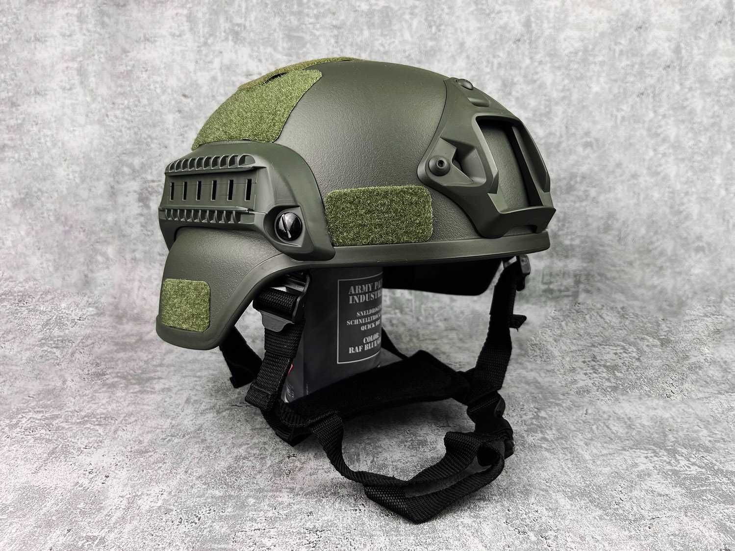 NOWY hełm MICH 2000 railed replika asg paintball ochronny light olive