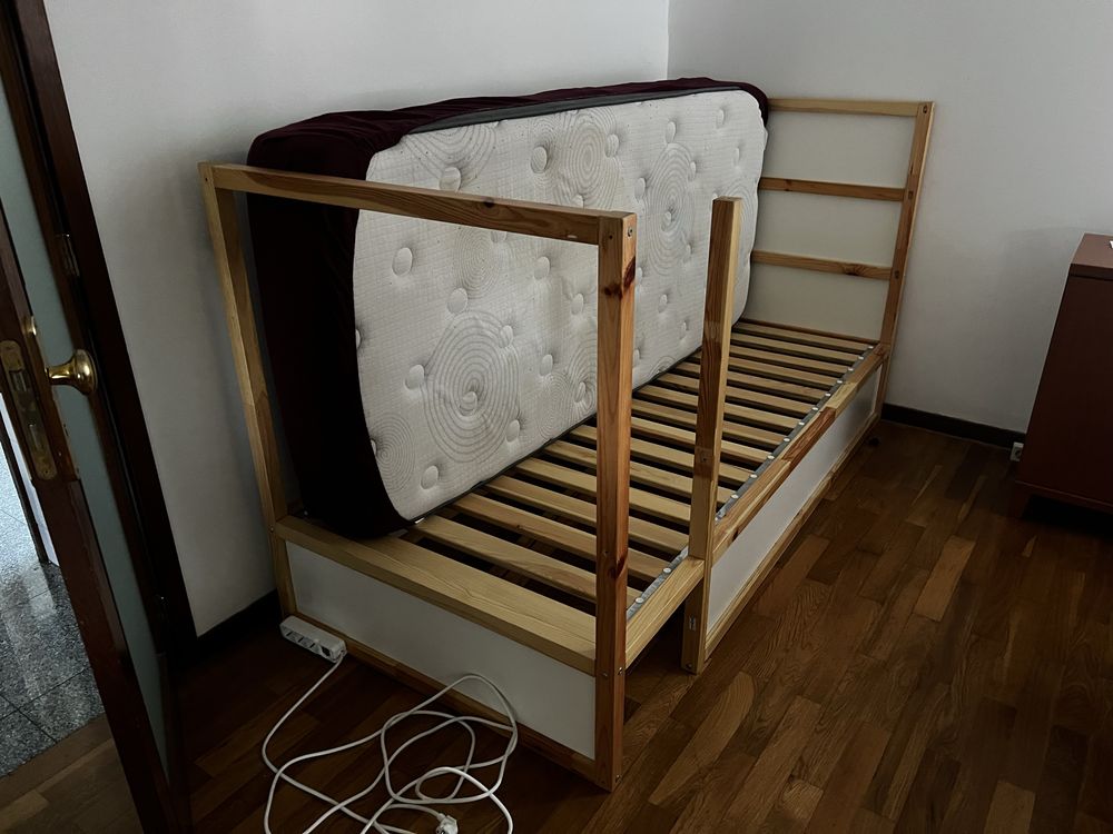 Cama KURA (IKEA) 90×200 - Solteiro