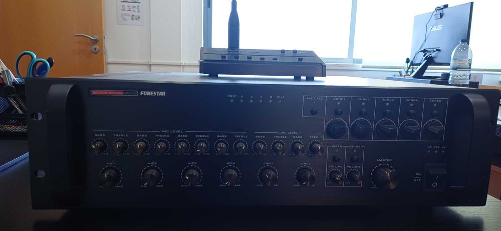 Vende‑se conjunto Fonestar MPZ‑5125 + microfone Fonestar M‑512