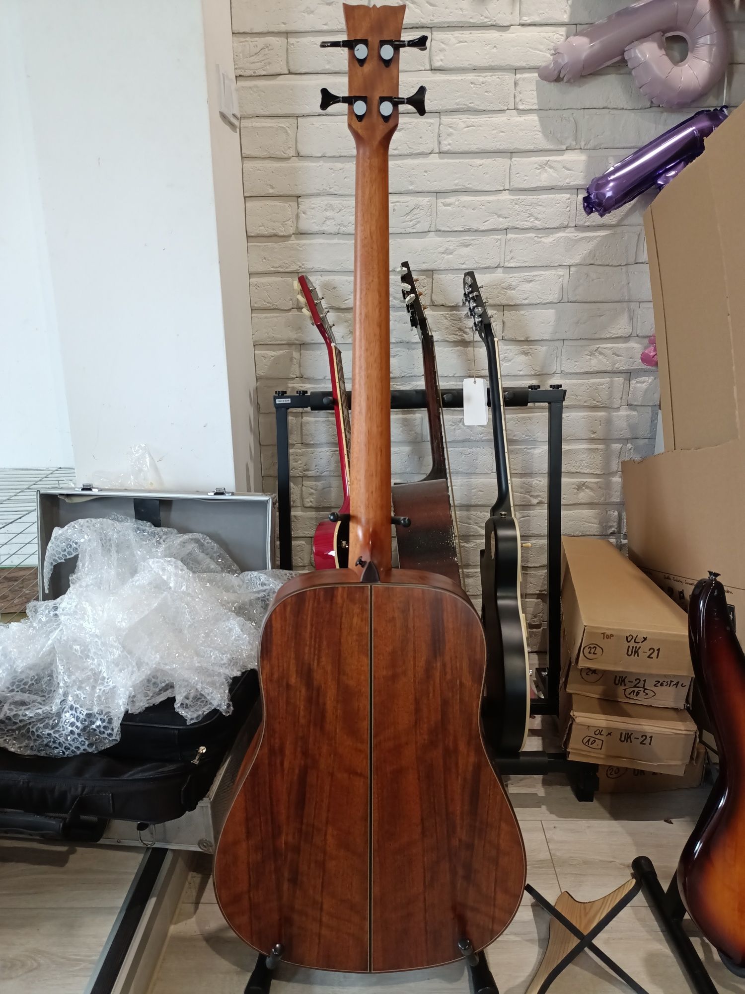 Gitara Elektroakustyczna Basowa Morrison M1012DB + futerał-Nowa/Okazja
