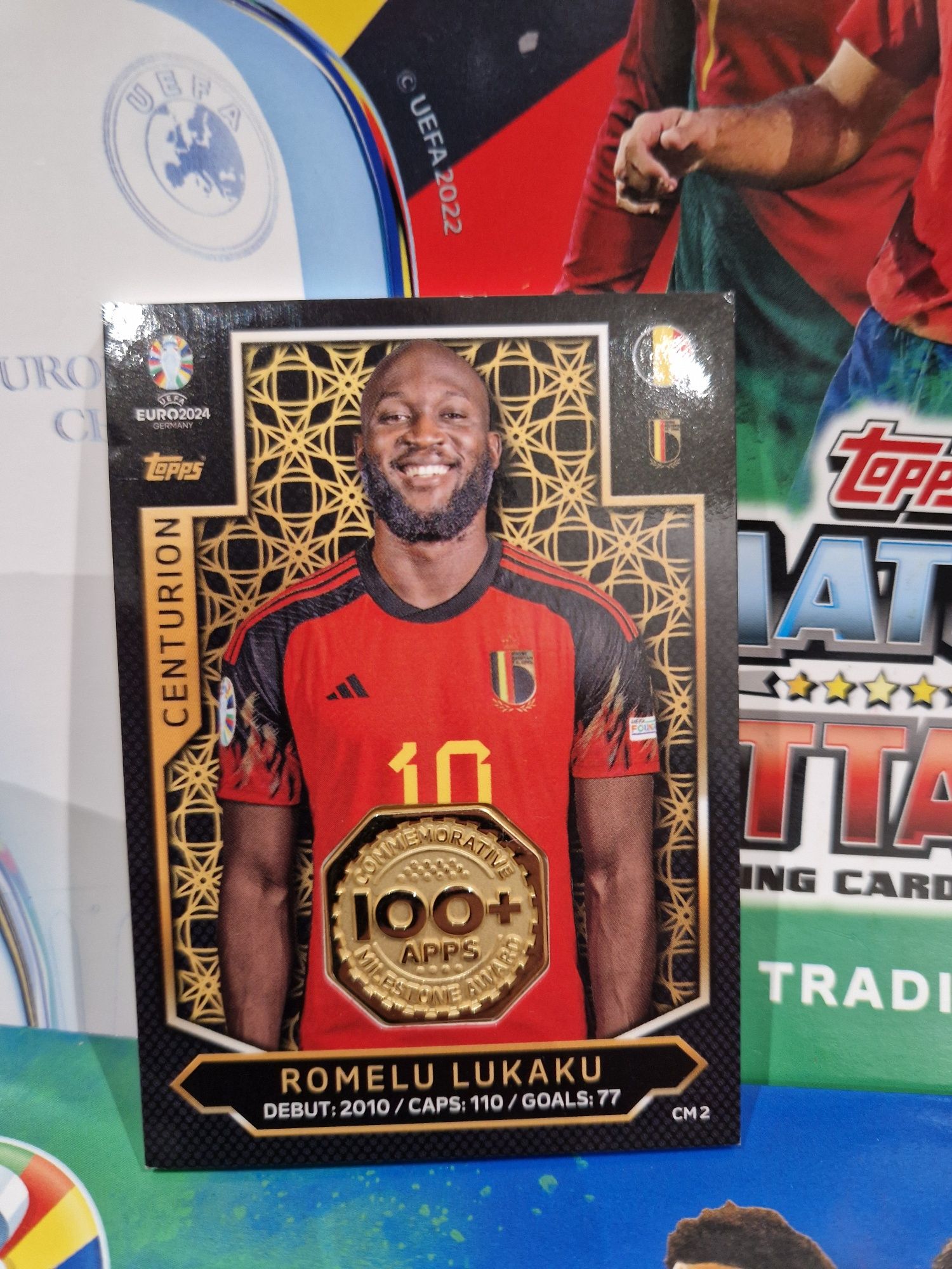 Relic lukaku match attax euro 2024