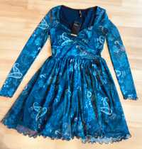 House śliczna sukienka niebieska XS