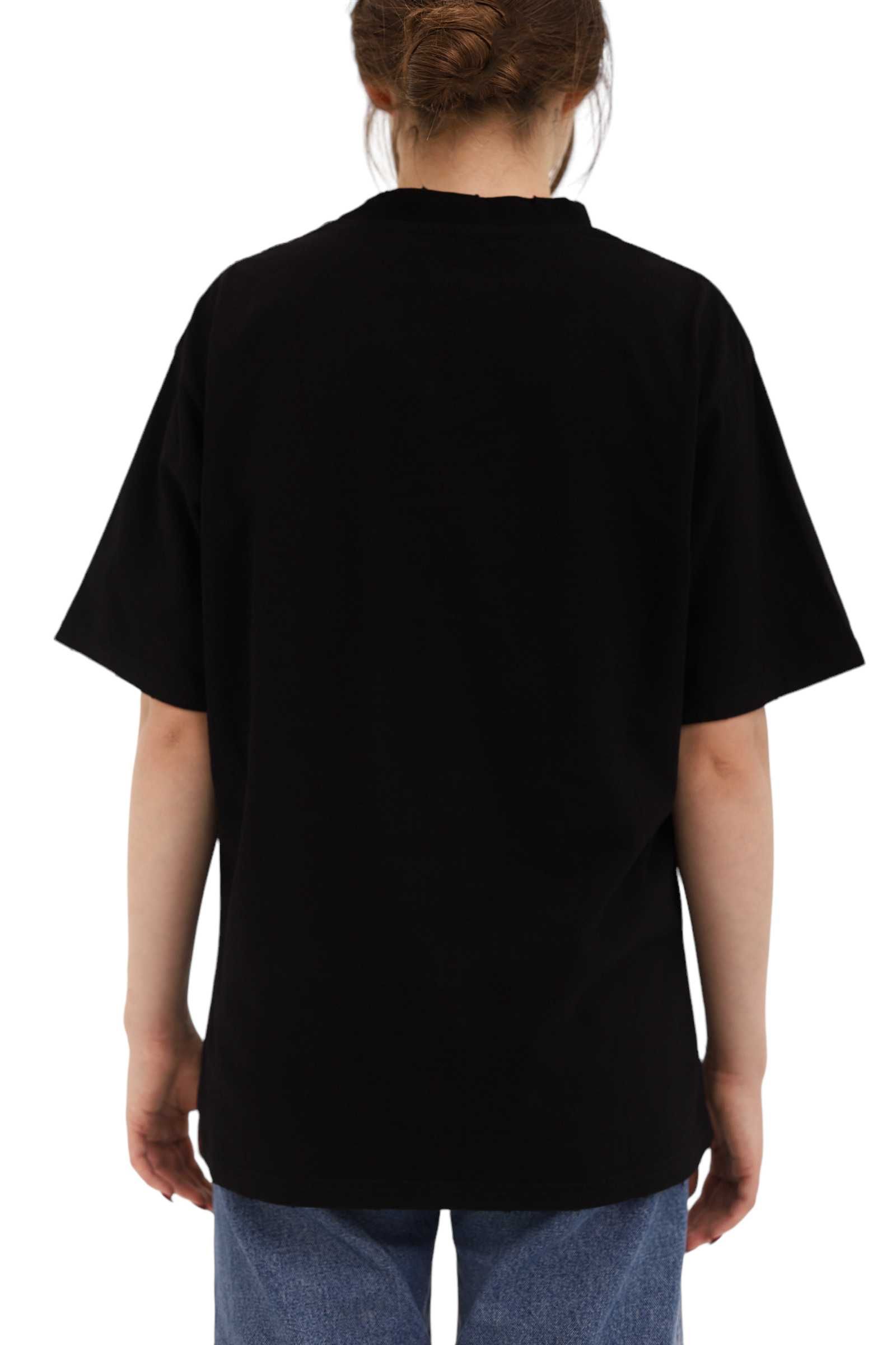 Футболка Acne Studios Logo Stamp T-Shirt Faded Black