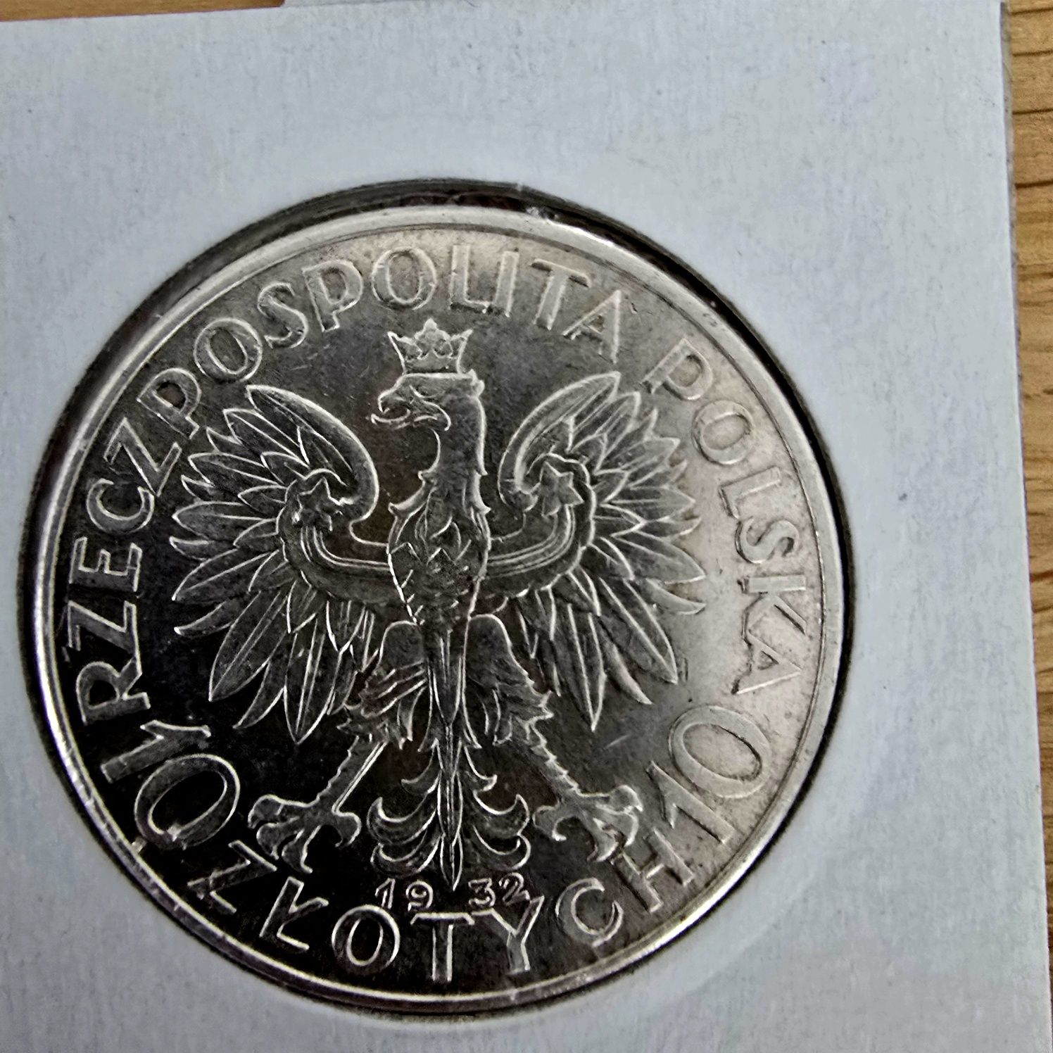 10zł 1932 Głowa kobiety