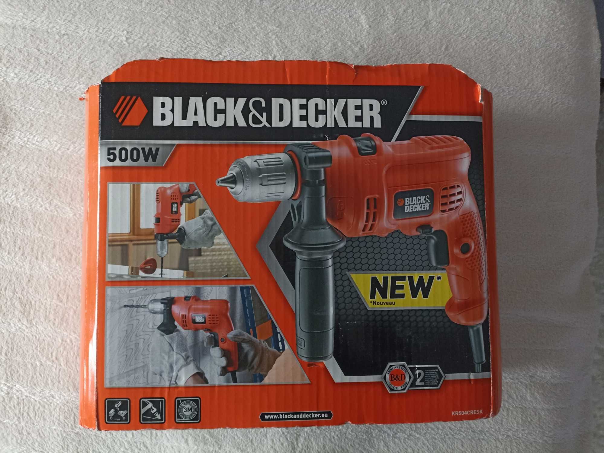 Wiertarka Black & Decker 500W