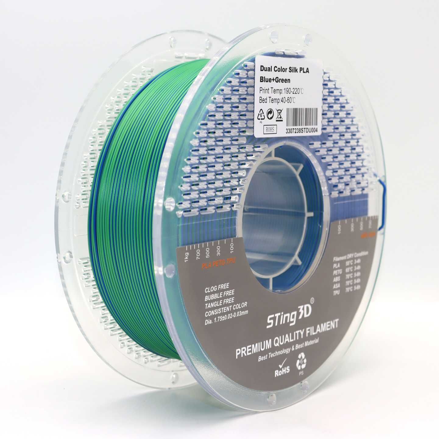 PLA silk Dual color