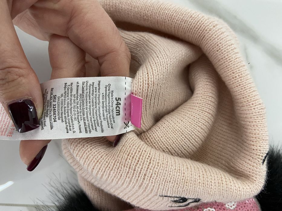 Зимова шапка H&M для дівчинки