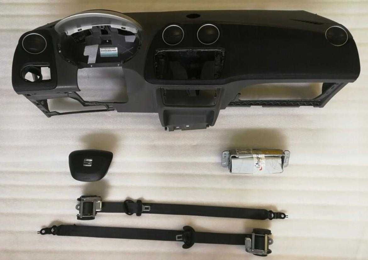 Seat Ibiza 6J tablier airbag cintos kit completo!