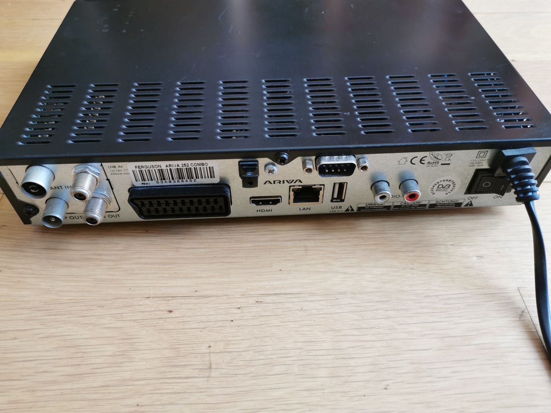 Tuner DVB-T Sat Ferguson Ariva 252 Combo