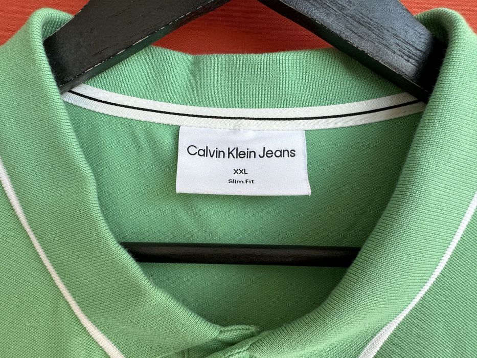 Calvin Klein чоловіча футболка поло з комірцем розмір XXL 2XL XL