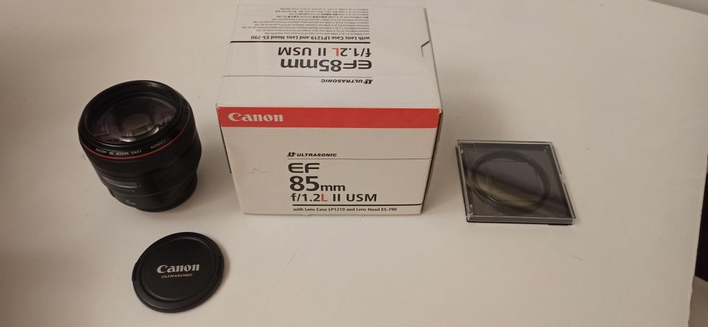 Obiektyw canon ef 85mm 1.2  L II USM