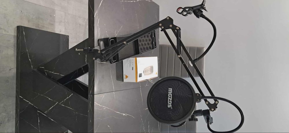 Mikrofon ze statywem 
Interfejs