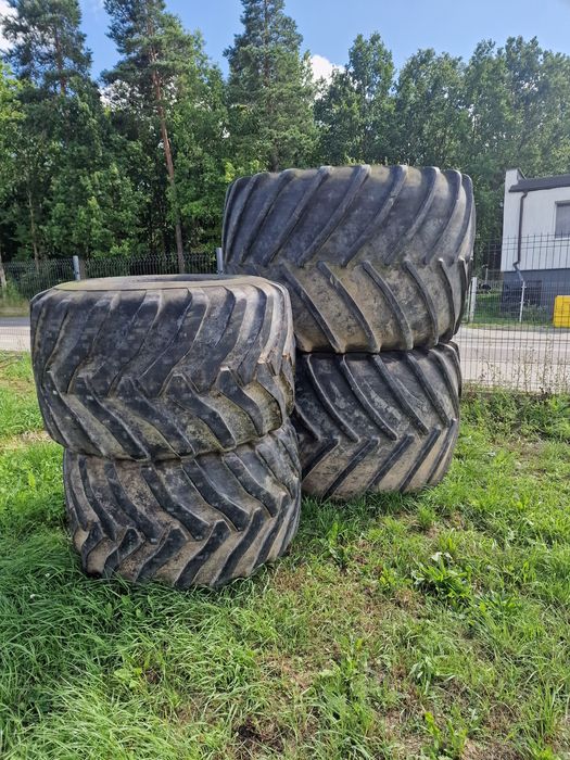 Kompletne koła 66x43.00 R25 (2 szt.) + 700/50-22.5 Flotation 331 (2 sz