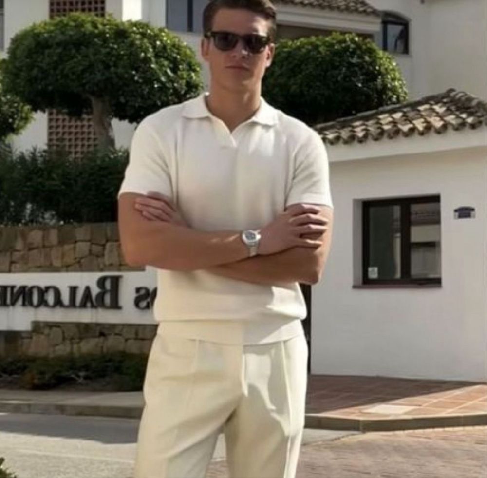 Футболка поло massimo dutti  чоловіча