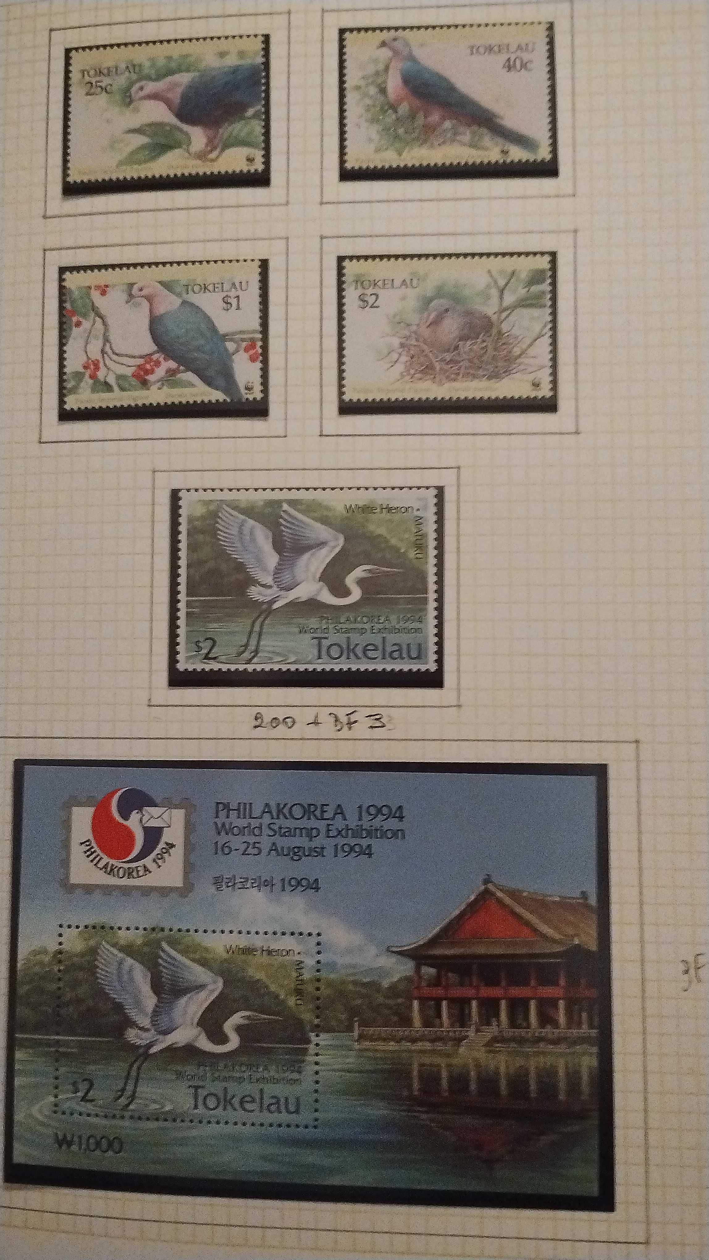 Grande Coleção de selos tematica -Aves do Mundo - +4.000 selos