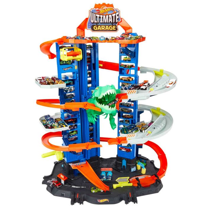 Ігровий набір Hot Wheels City Легендарний гараж Ті-Рекса GJL14 • Новий