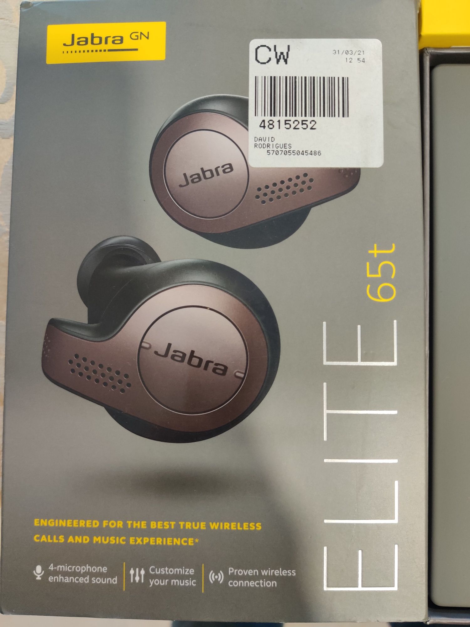 Jabra Elite 65t auriculares TWS