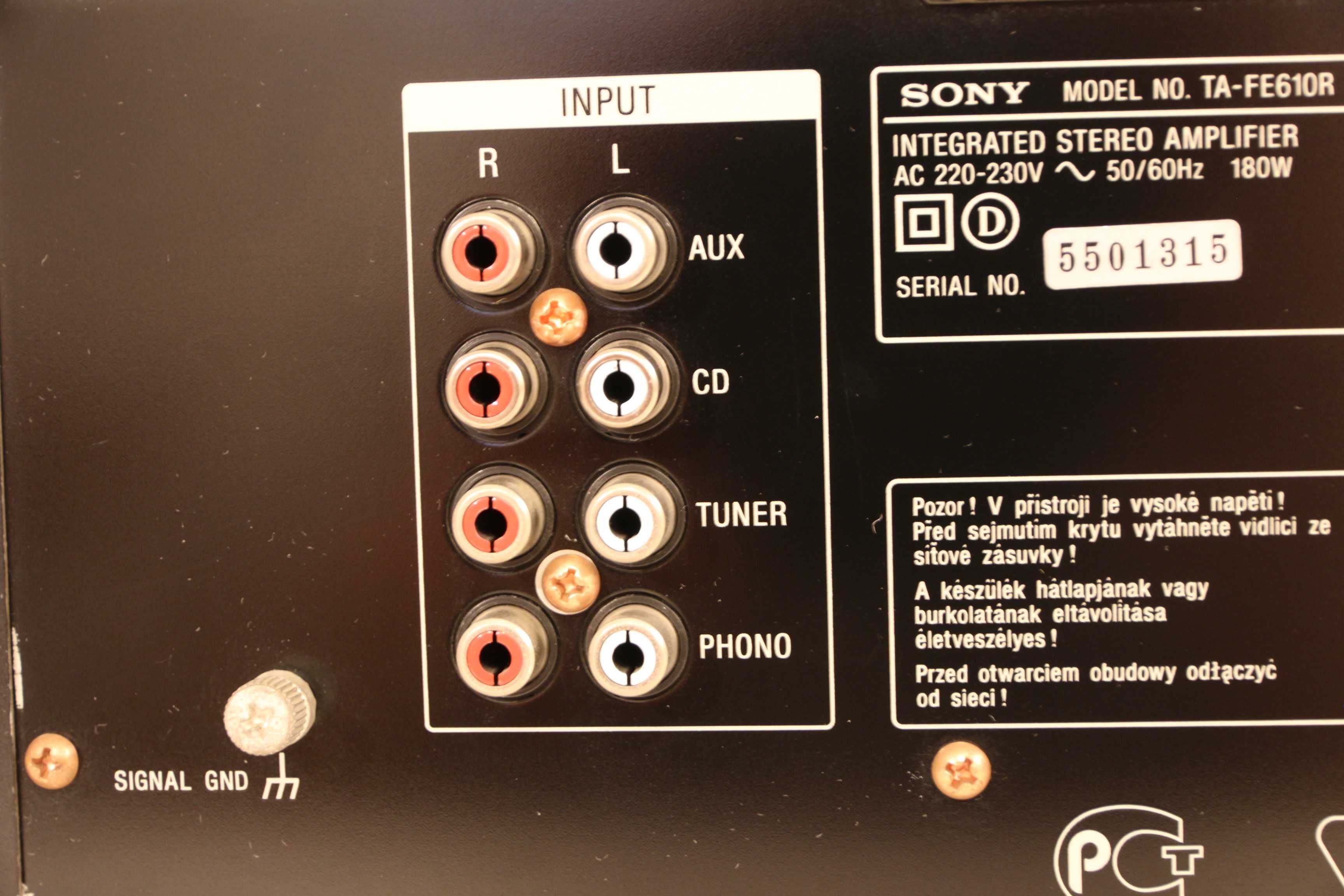 Wzmacniacz stereo Sony TA-FE610R
