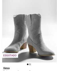 Botas texanas cinzentas 36