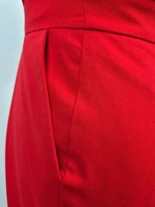 Sukienka H&M 38 M czerwona mini elegancka świąteczna