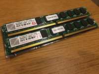 Memórias de servidor Transcend Low Profile DDR2-667 R-DIMM VLP