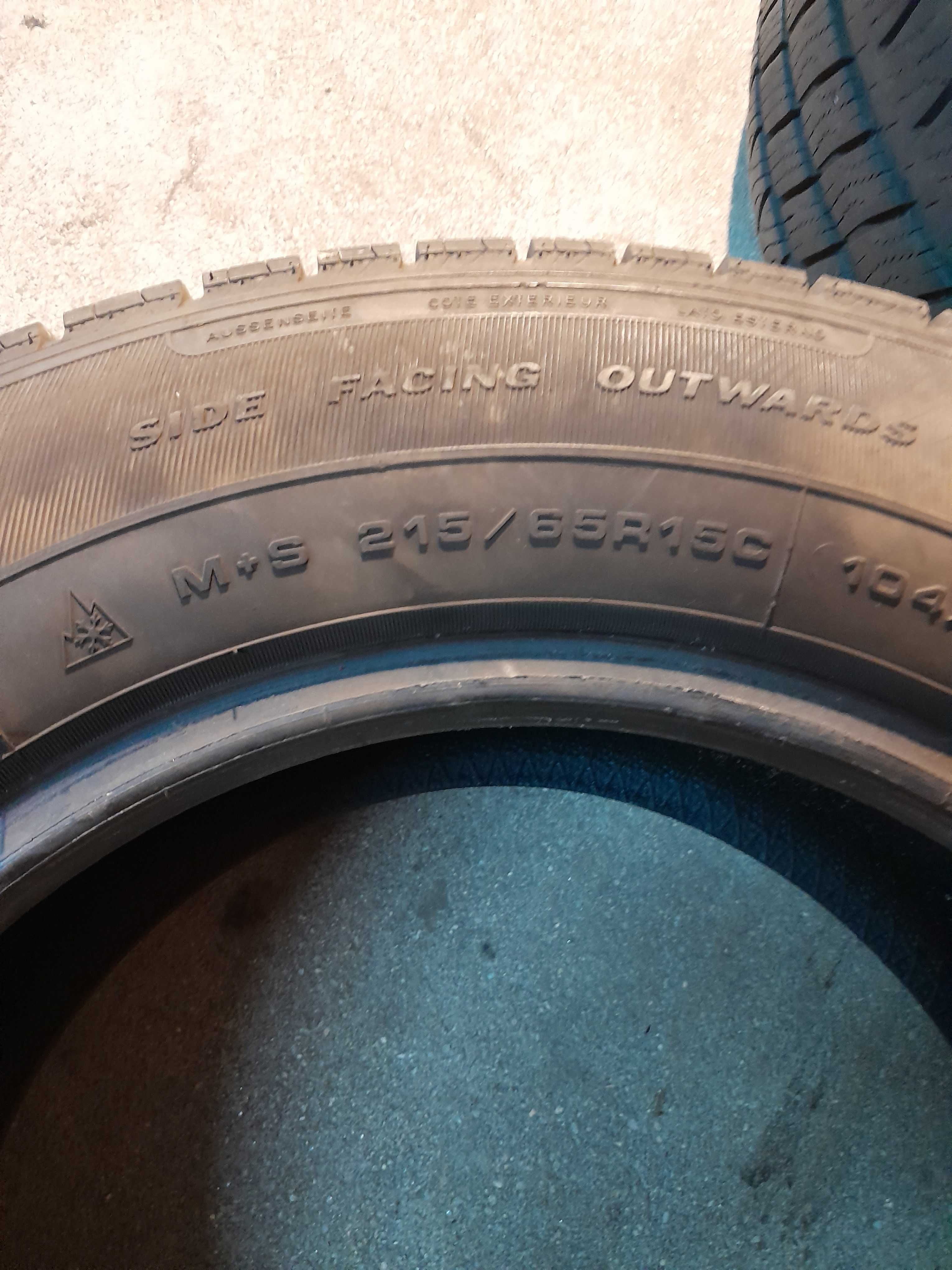 Goodyear CargoVector 215/65R15C 2018 Rok 6,5mm bieżnika