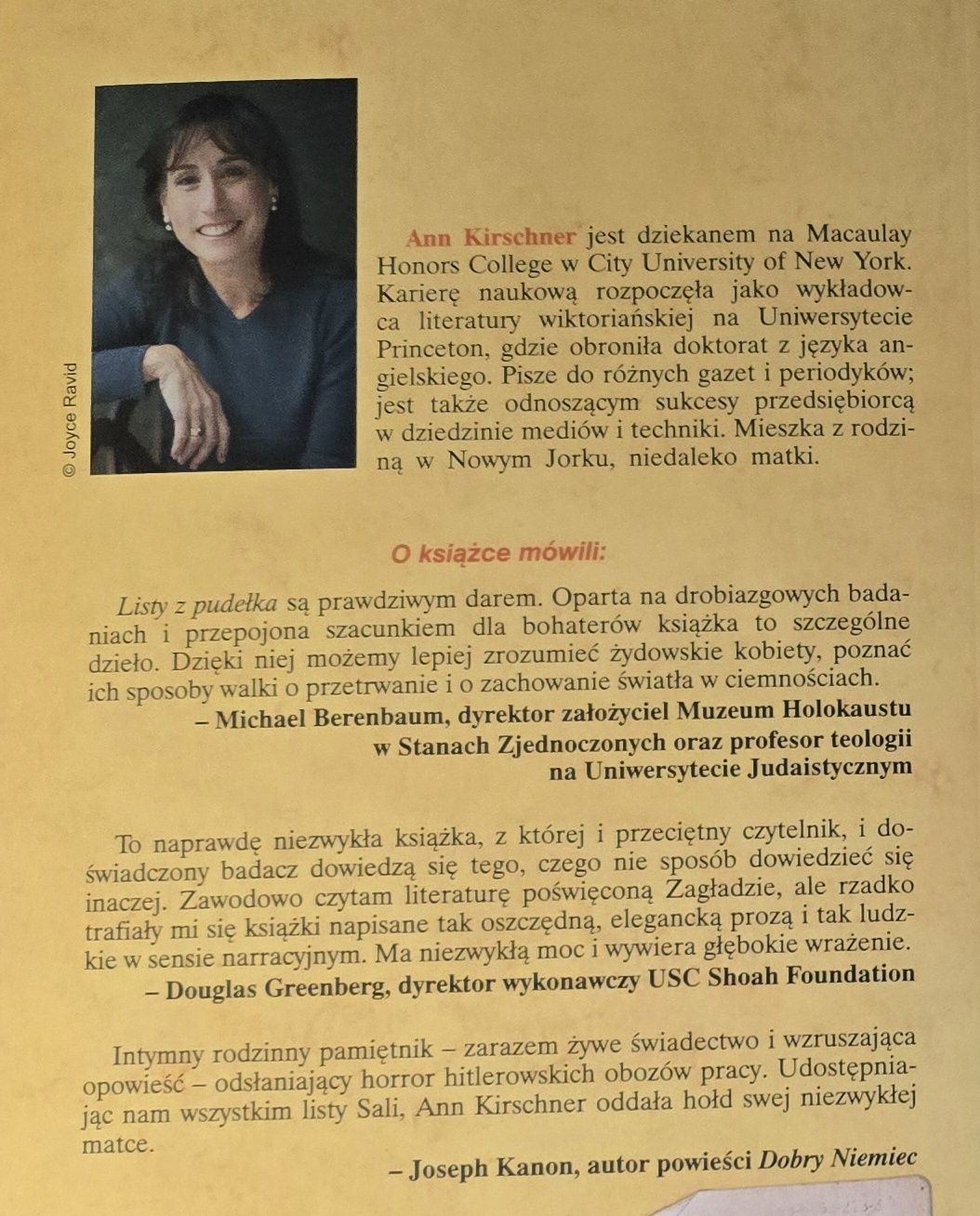 Judaica Listy z pudełka. Sekret mojej mamy. Ann Kirschner *
