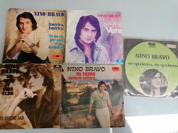 Discos de vinil (singles) de Nino Bravo