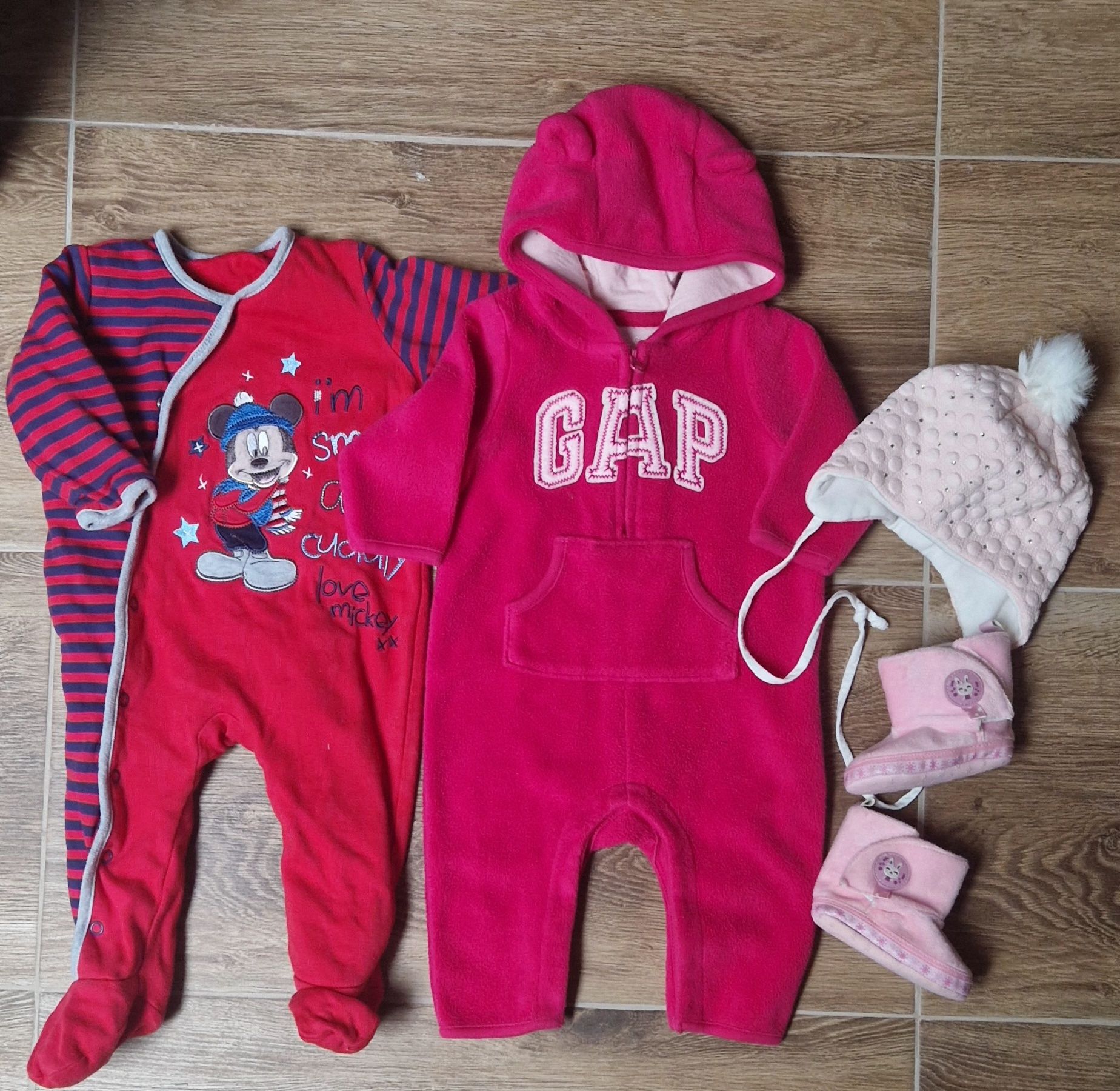 Kombinezon polarowy i dresowy 3-6m