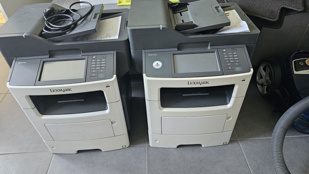 2 Drukarki Lexmark MX611DE i MX611DHE + tonery