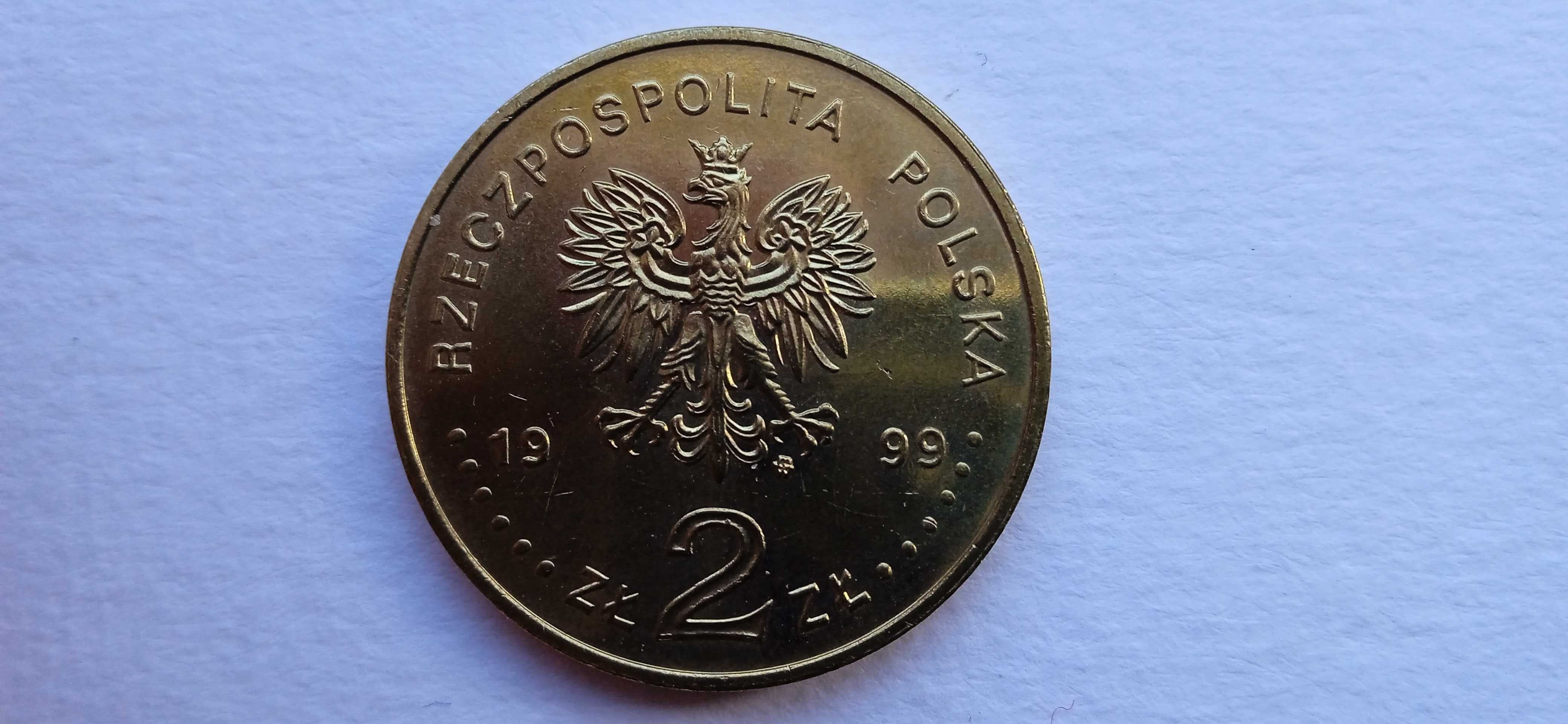 Moneta 2zł Ernest Malinowski  1999 rok.