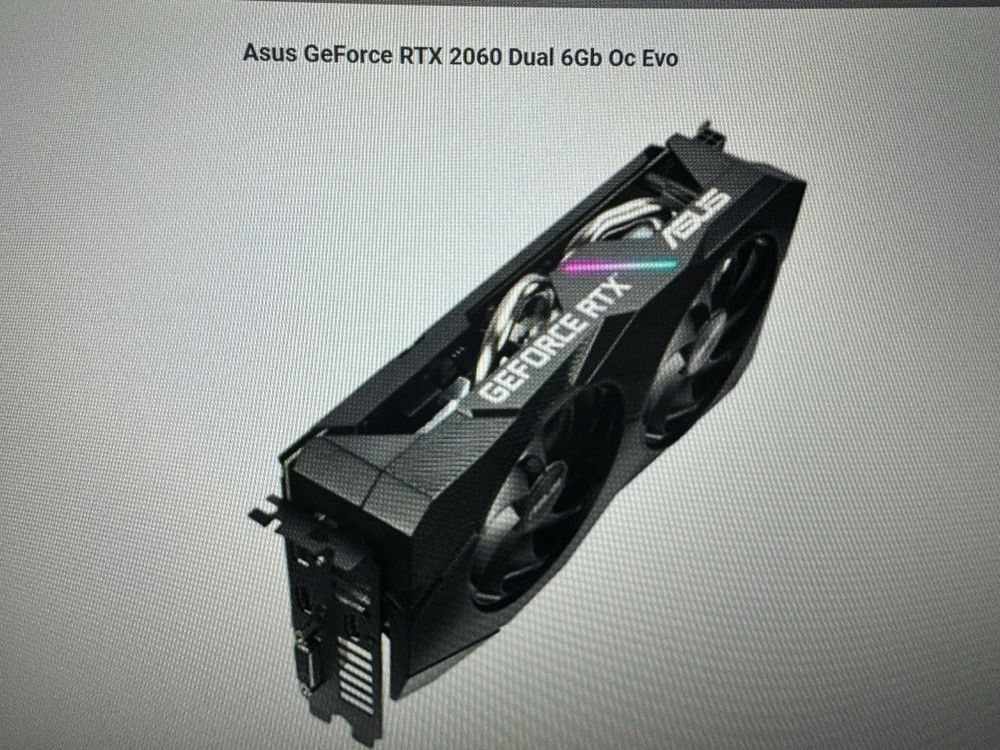 Geforce RTX 2060 6GB DUAL EVO