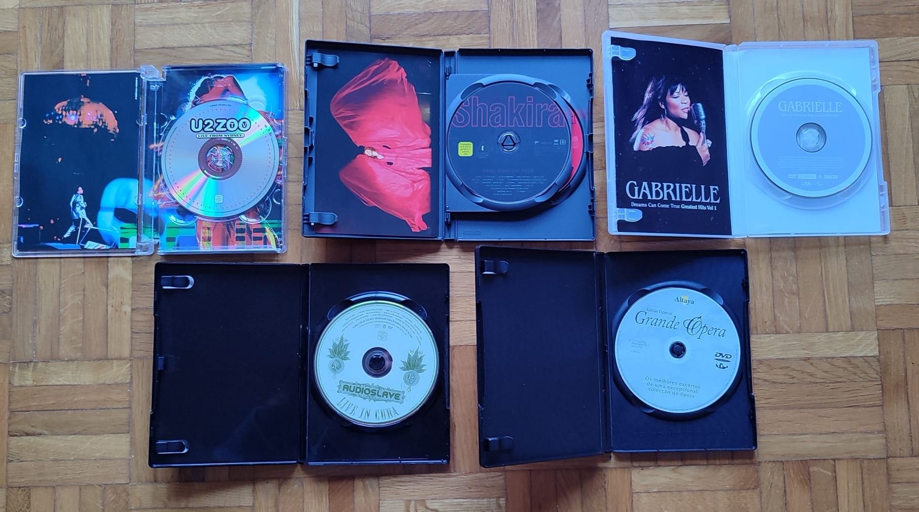Vários  DVD'S de música