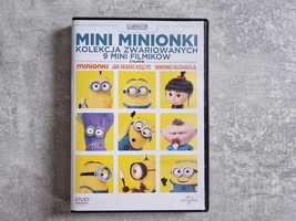 Mini minionki kolekcja zwariowanych 9 mini filmów DVD