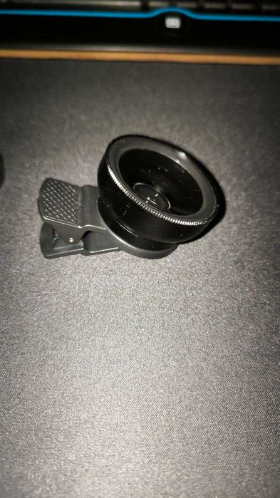 Макролінза об'єктив для телефону 2 в 1 ширококутна на прищіпці