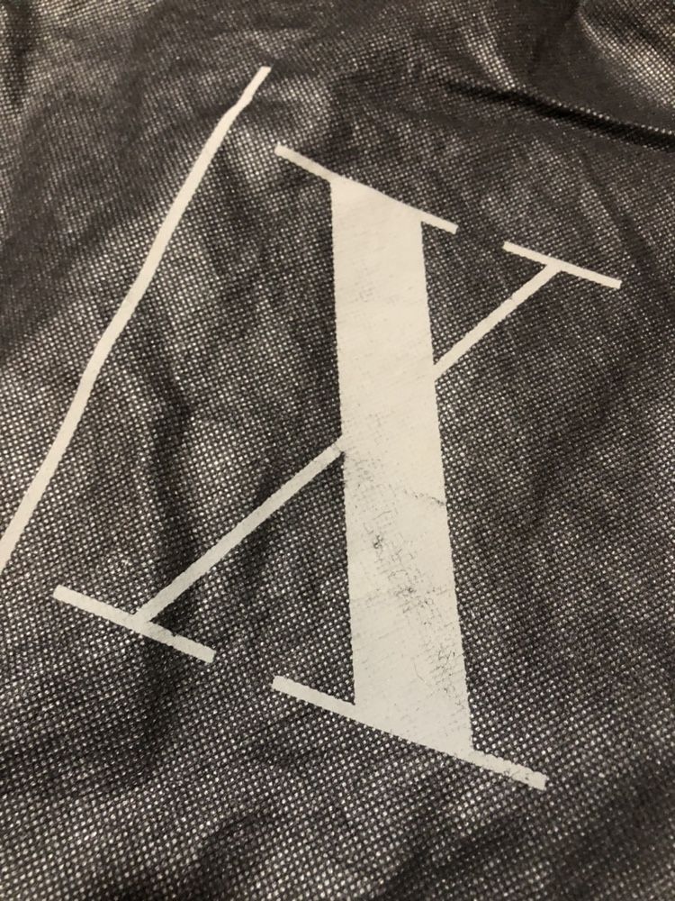 Worek Armani Exchange czarny plecak
