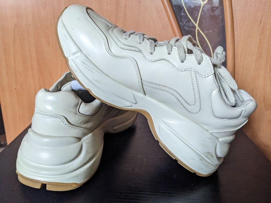 Gucci Rhyton 38р шкіра бежеві 
Rhyton