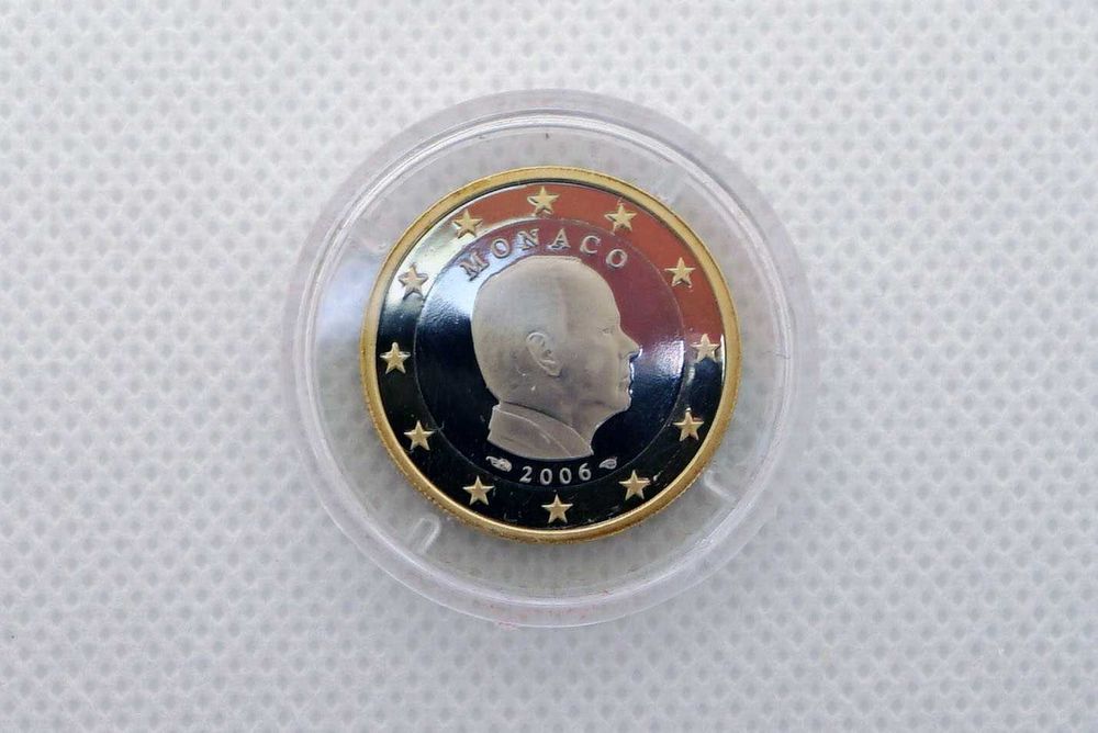 Moeda Monaco 1 Euro 2006 PP - PROOF Albert II * 11.180ex.