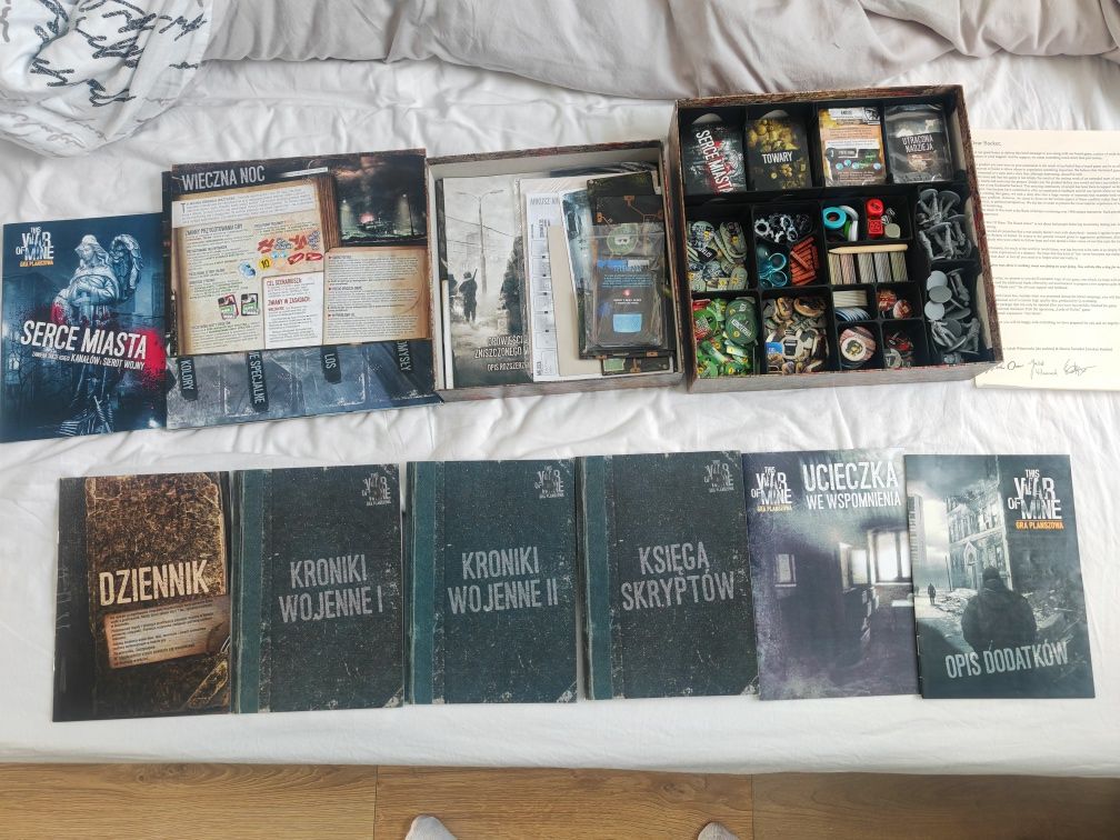 Gra planszowa This War of Mine KS + insert 3D + dodatki PL